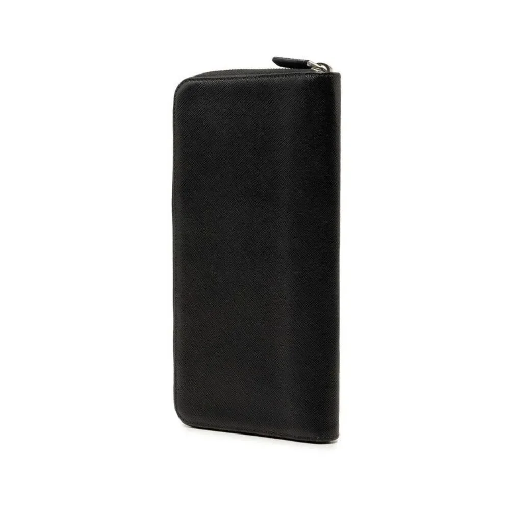 Prada Round Zip Long Wallet